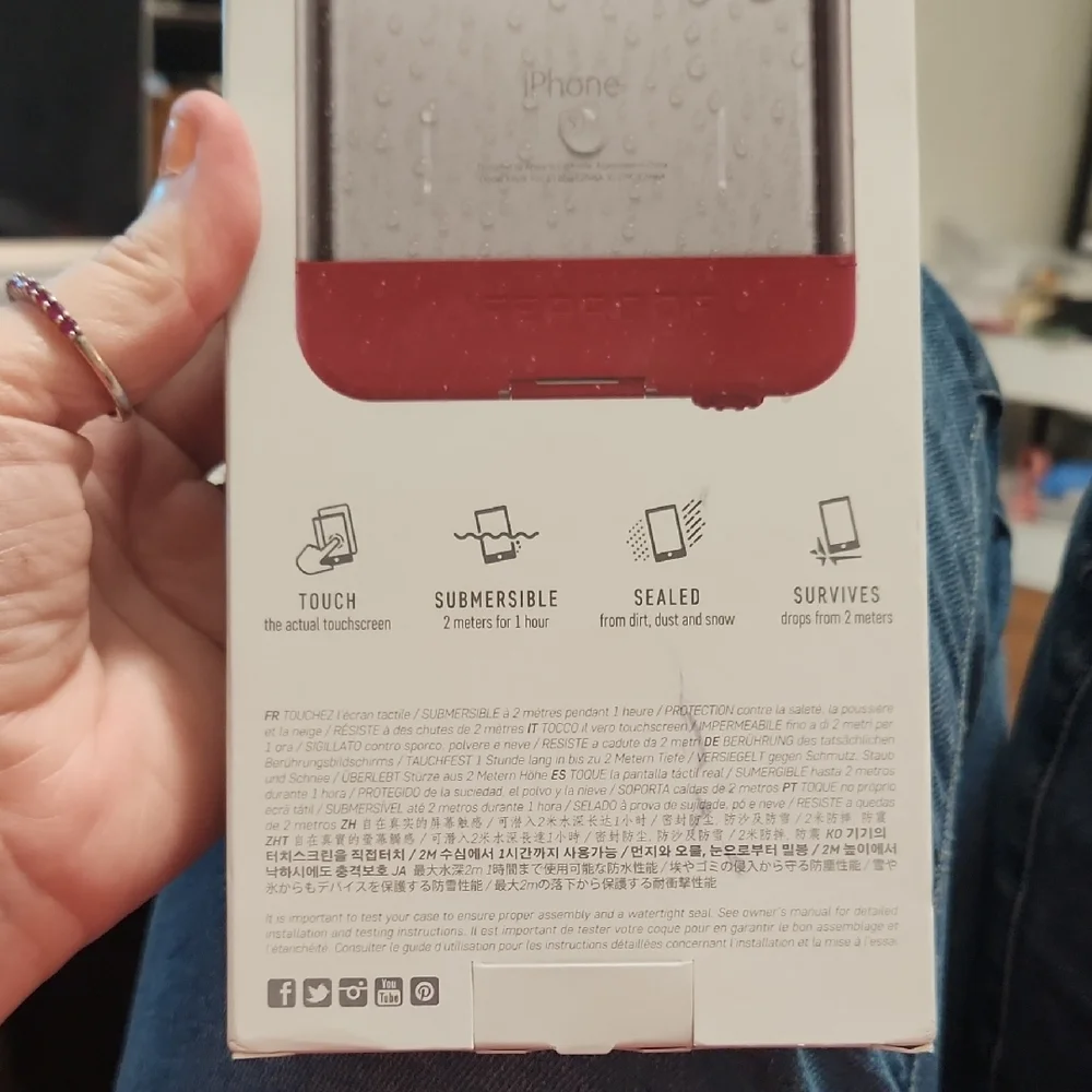 LifeProof NÜÜD Red Case for iPhone 6 Plus
